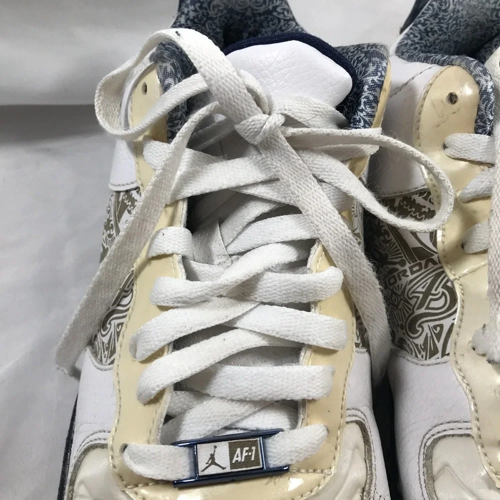 Nike Air Jordan AF-1 Fusion 20  White Lace Up Shoes 332122-103 Mens US 8 EU 41 - Picture 6 of 16